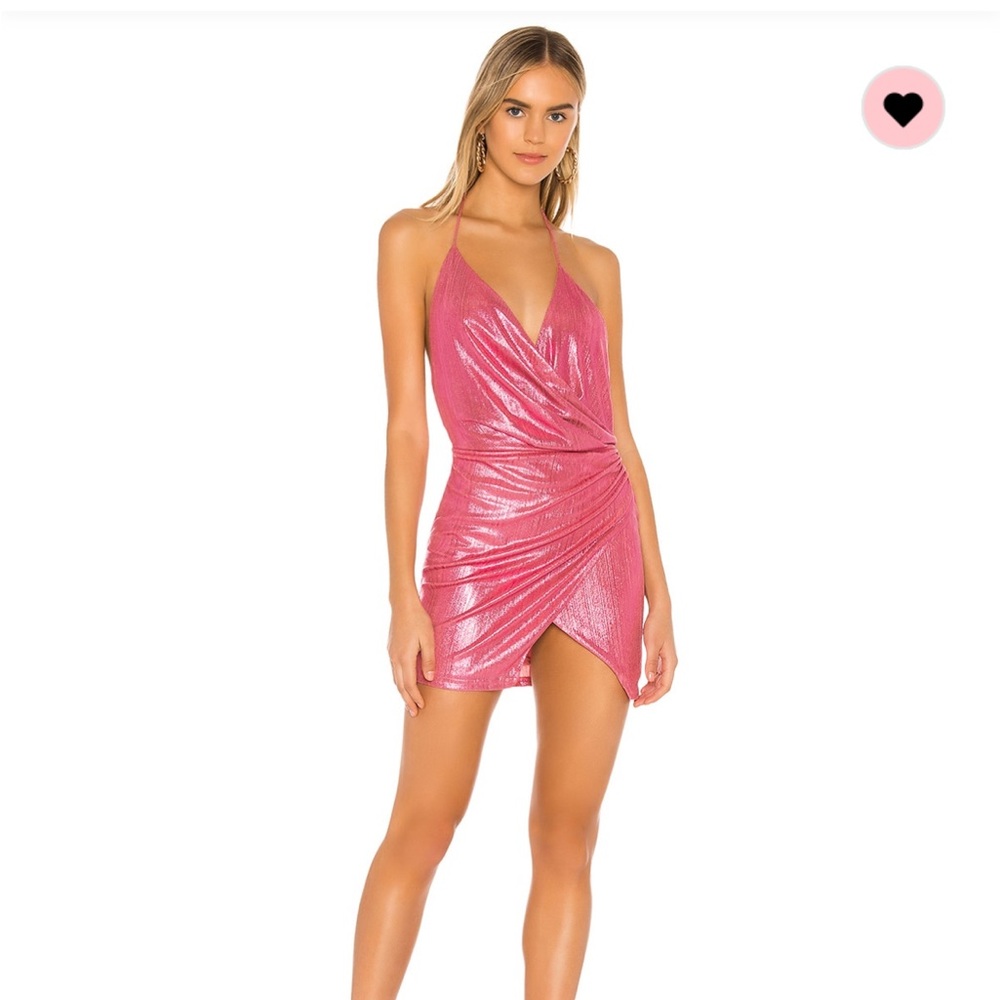 Superdown Missie Wrap Front Dress